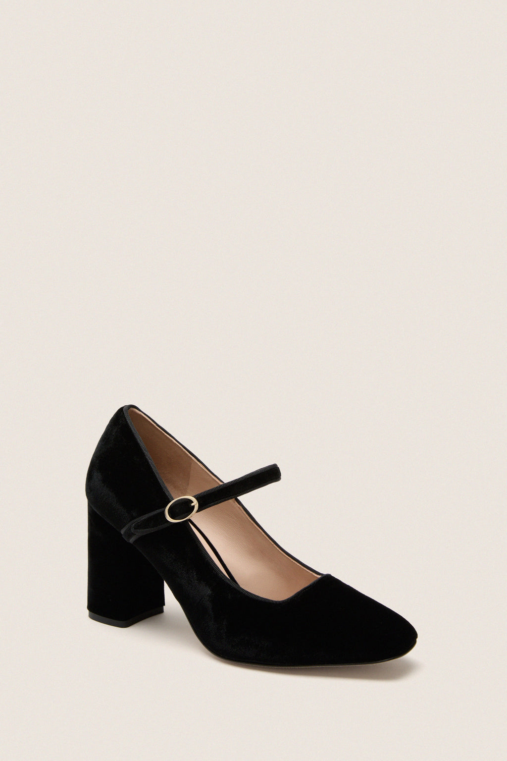 Black Velvet Julia Heels
