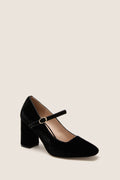 Black Velvet Julia Heels