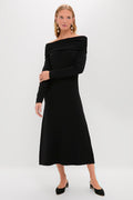 Black  Off-the-Shoulder Ursula Maxi Dress