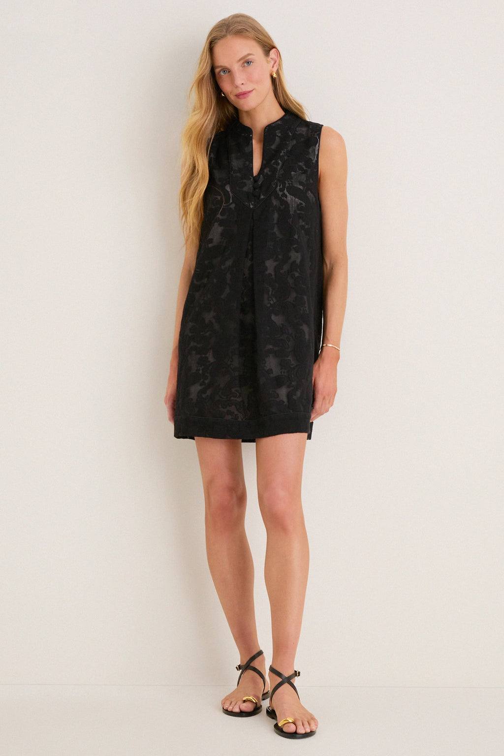 Black Lace Haines Mini Dress