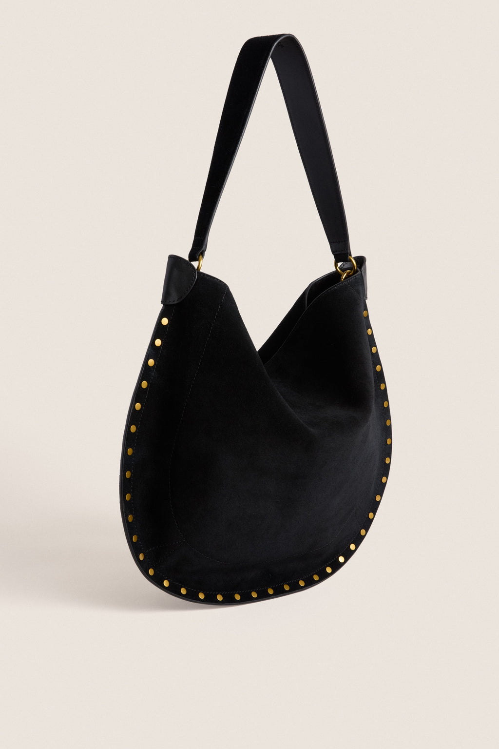 Black Soft Suede Oskan Hobo