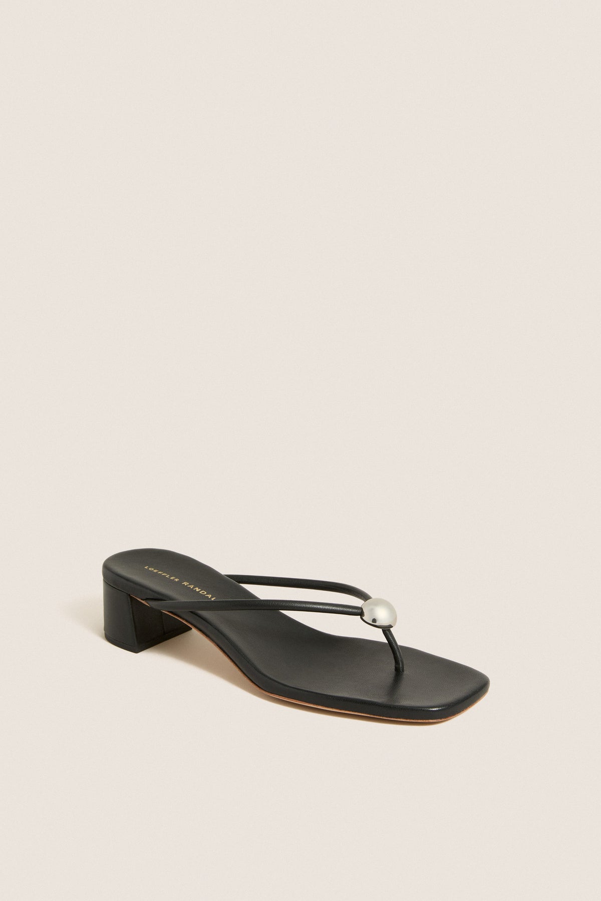 Black Nappa Odessa Sandals