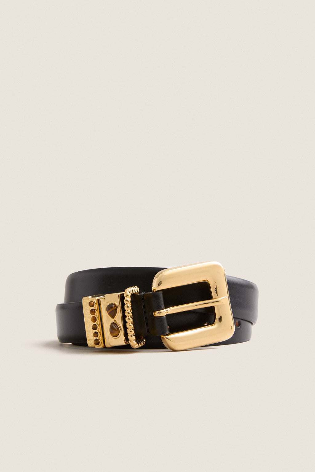 Black Mara Stone Belt