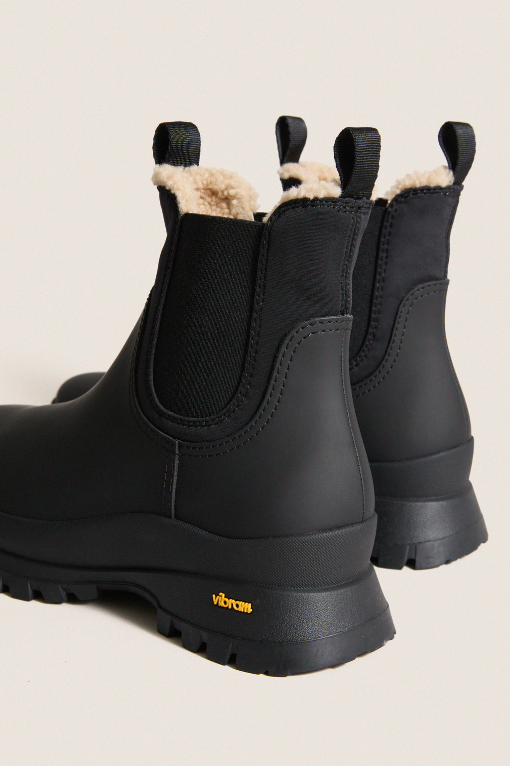 Black Shearling Tara Boots