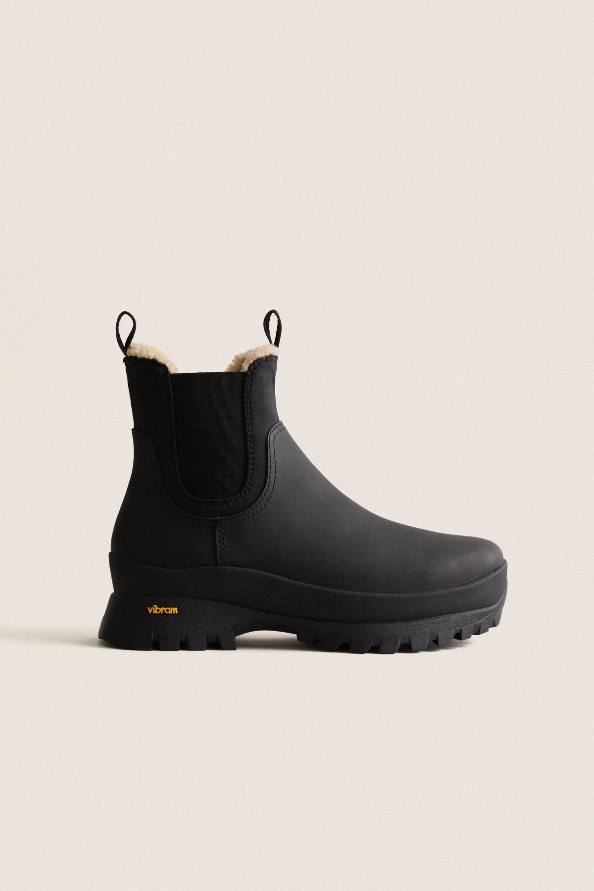 Black Shearling Tara Boots