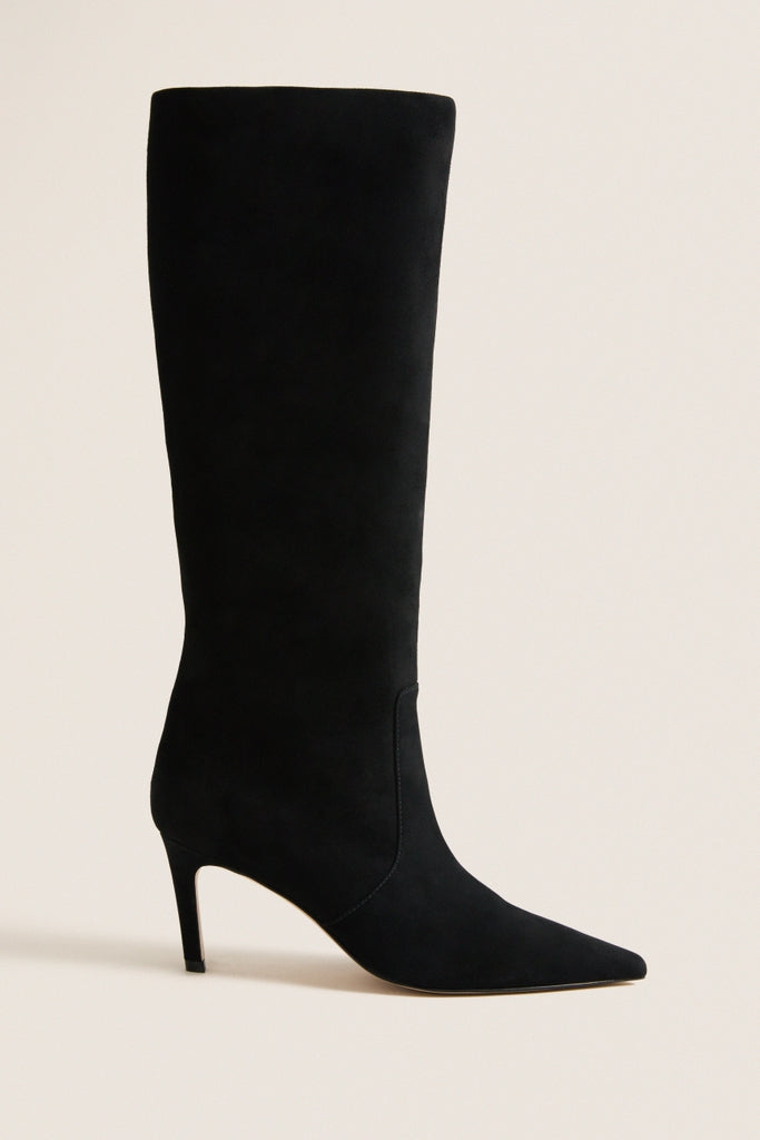 Black Suede Callena Boots