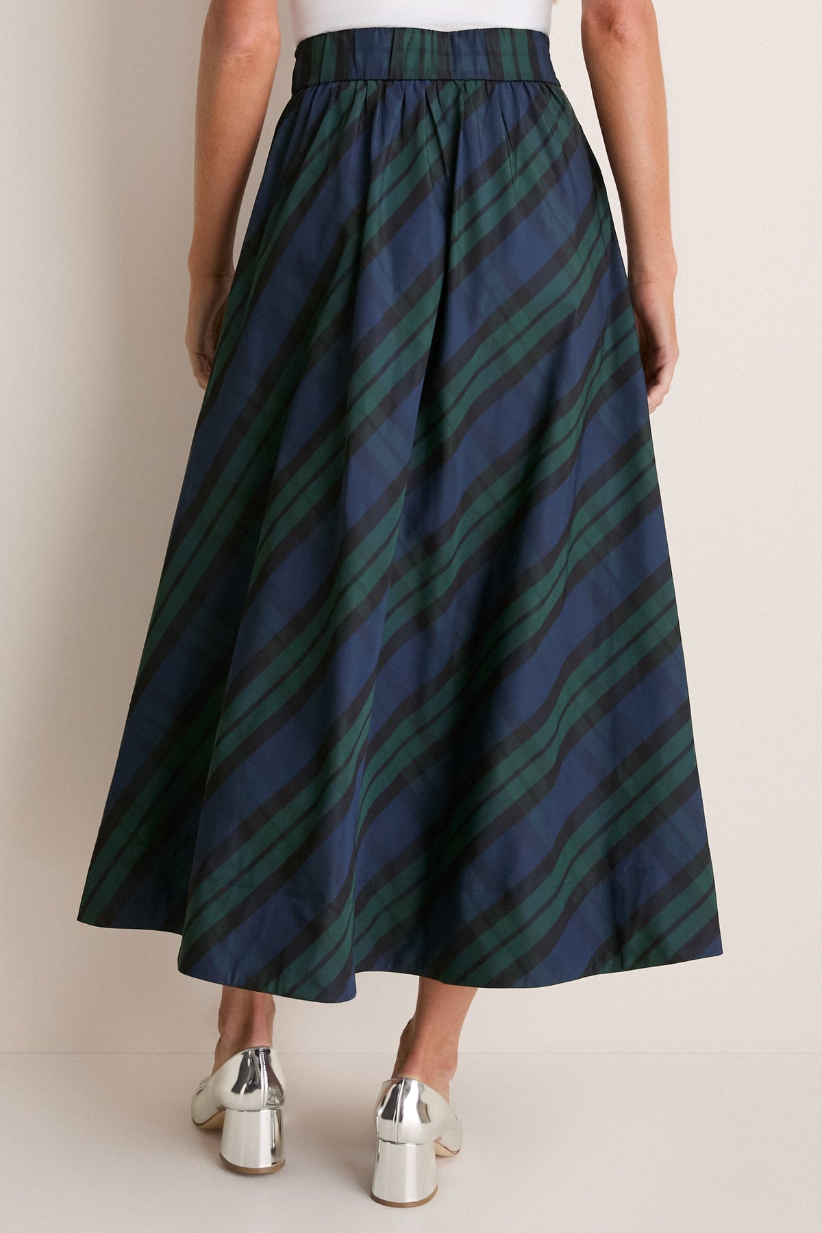 Blackwatch Taffeta Kendall Skirt