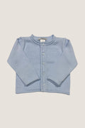 Blue Rolled Edge Cardigan