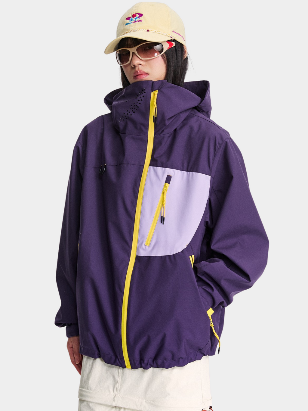 EchoPort - Unisex Water-Repellent & Windproof Colorblock Hard Shell Jacket