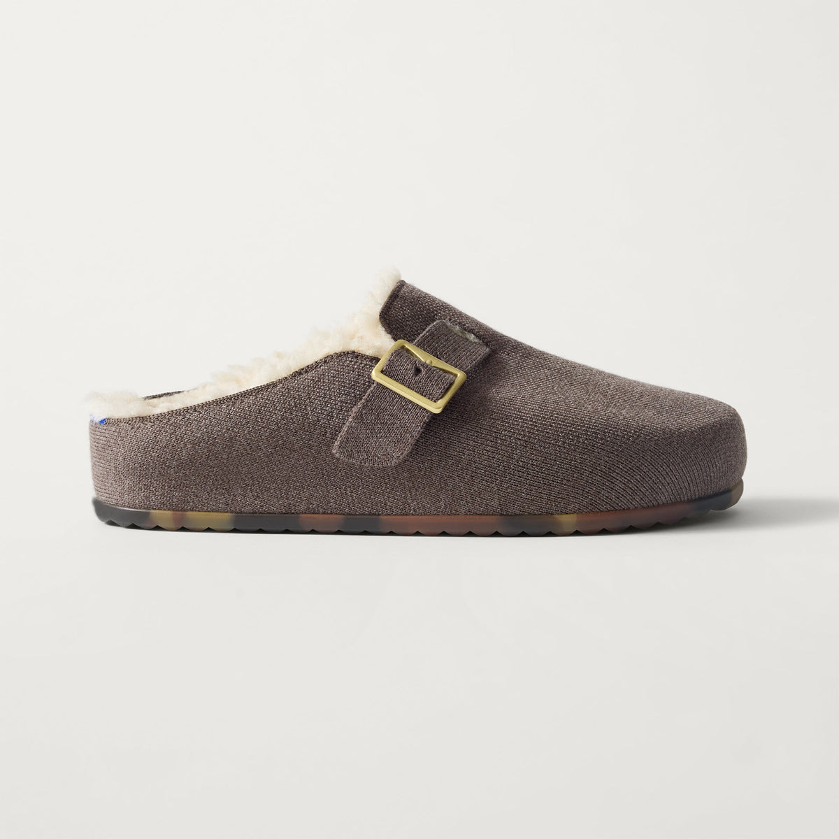 The Teddy Buckle Clog - Porcini
