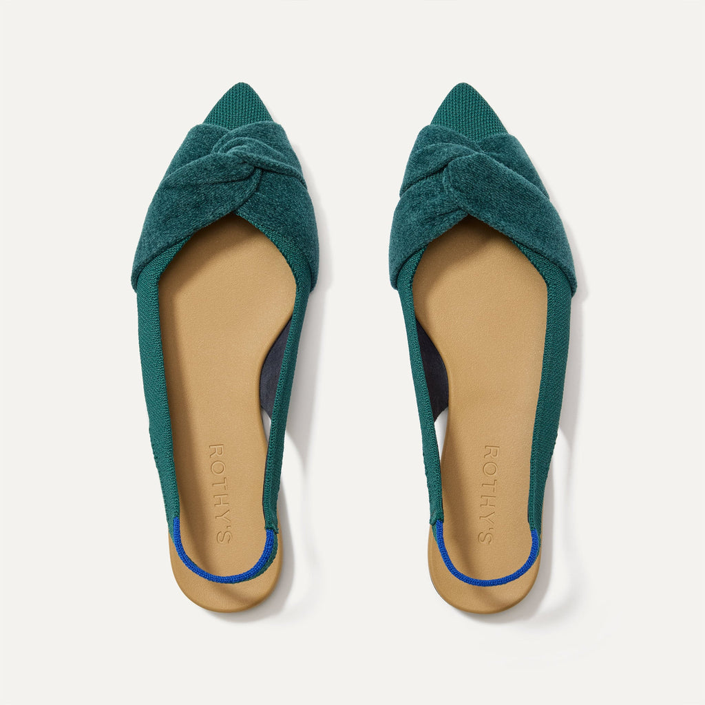 The Twist Point Slingback