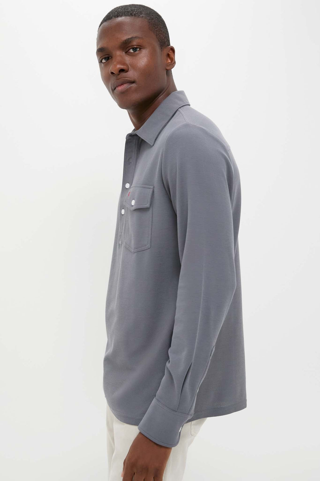 Blue Steel Long Sleeve Players Shirt