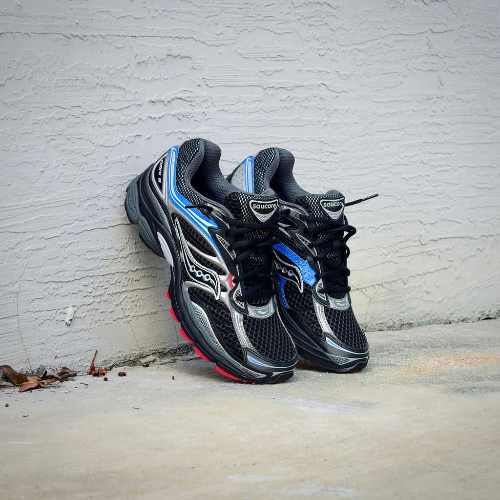 Mens Saucony ProGrid Omni 9 (Black/Multi)