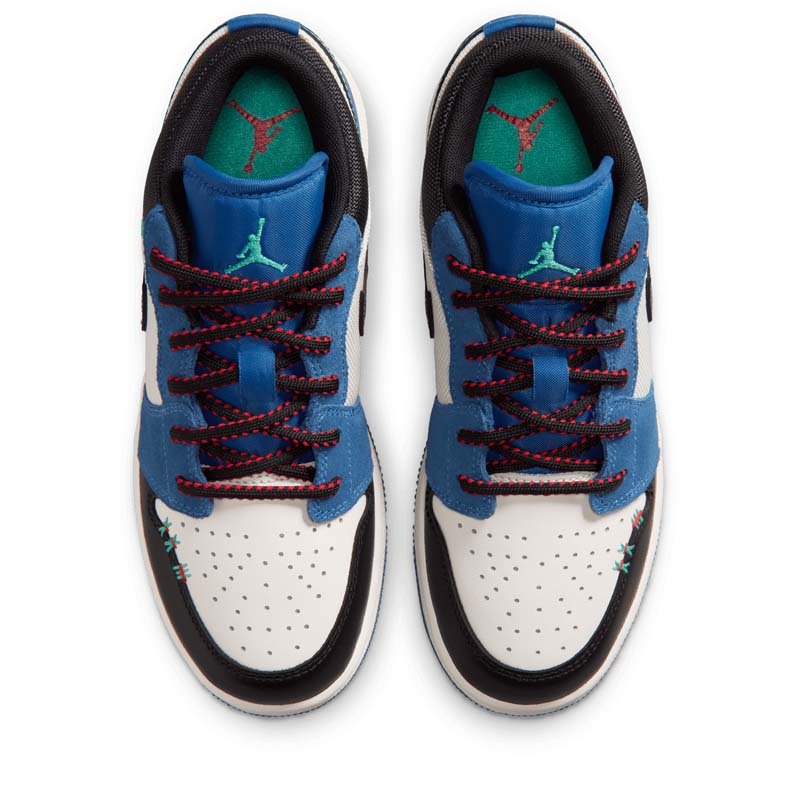 Air Jordan 1 Low SE (GS) - True Blue/Black
