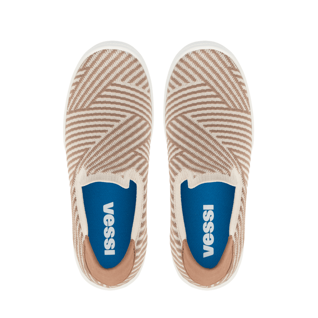 Women's Boardwalk Slip-On - Dune/Shore Zigzag