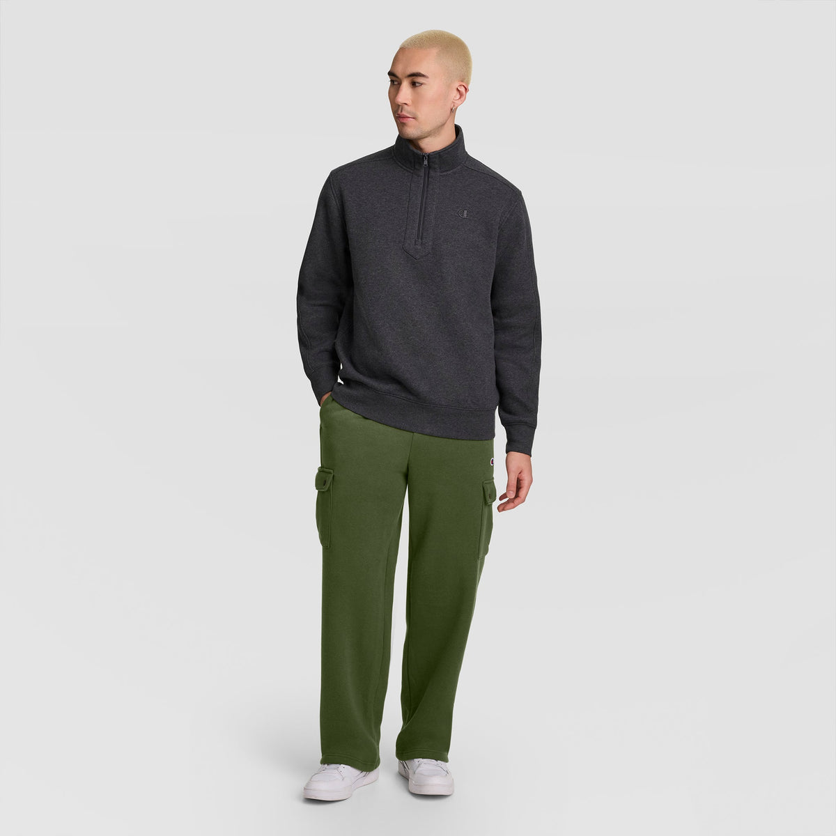Fleece Cargo Pant, C Logo
