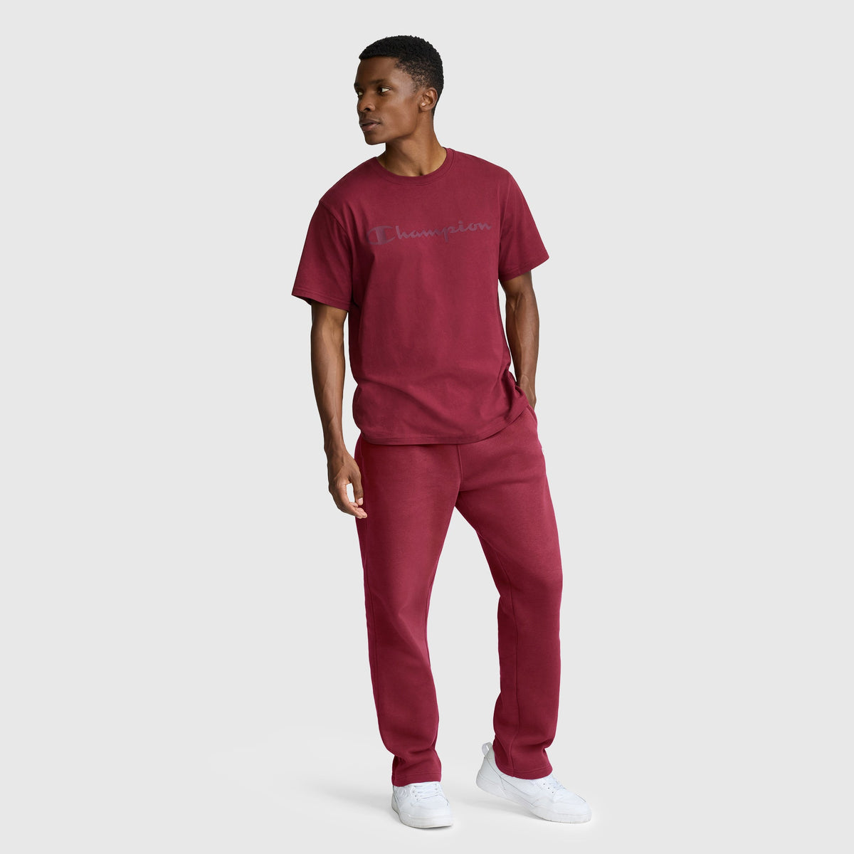 Classic Graphic T-Shirt, Tonal Script Logo