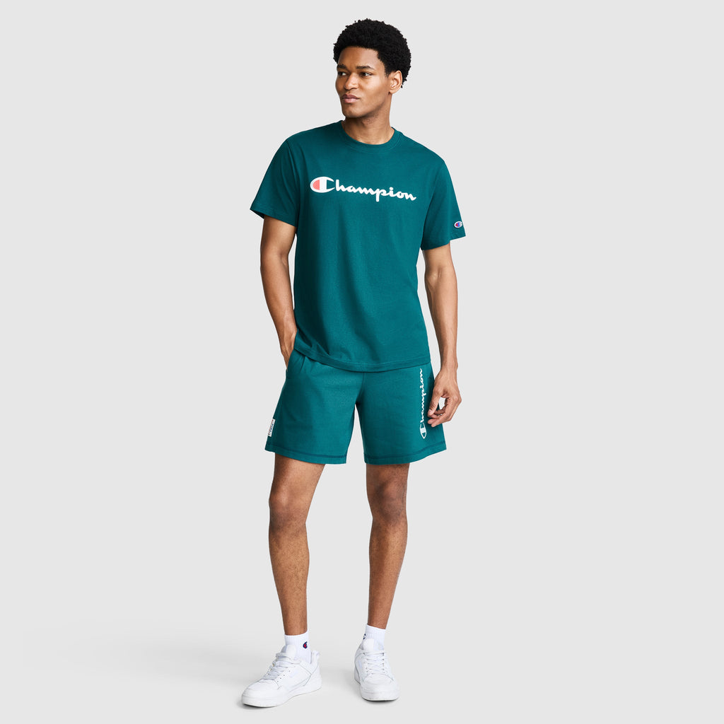 7" Jersey Shorts, Script Logo