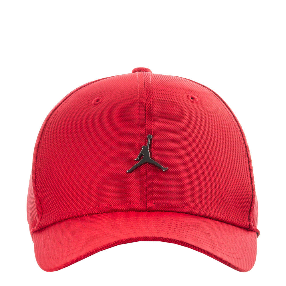 Jordan Rise Cap Structured Curved Bill Metal Jumpman Strapback