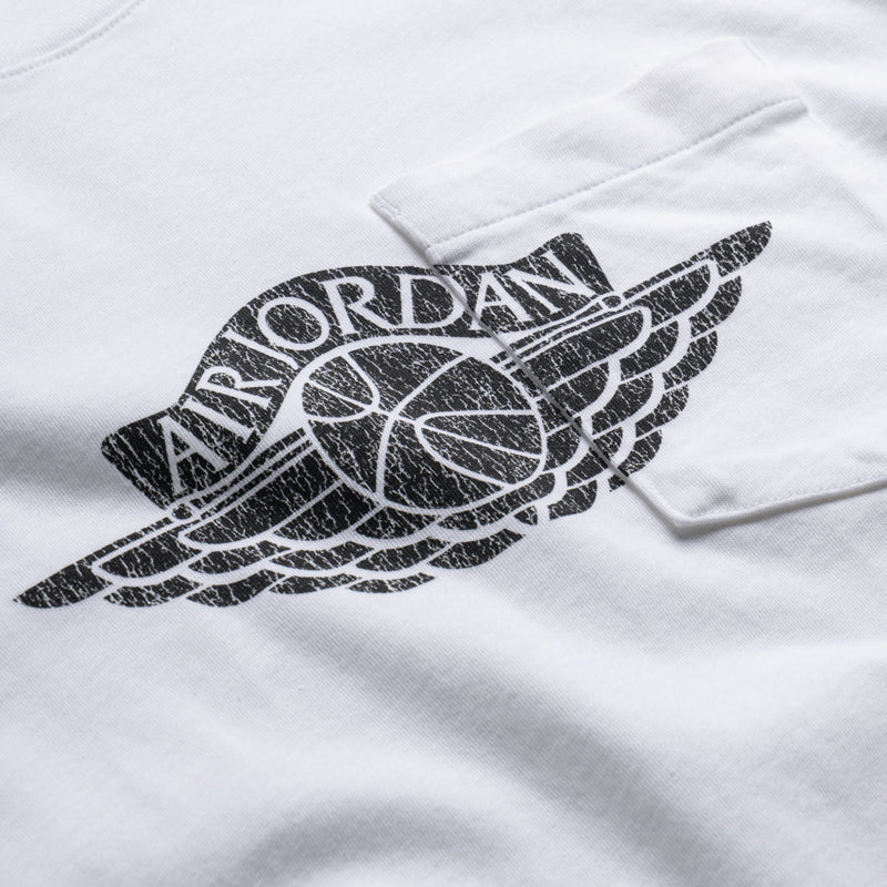 Jordan Flight Essentials Pocket Tee - White/Black