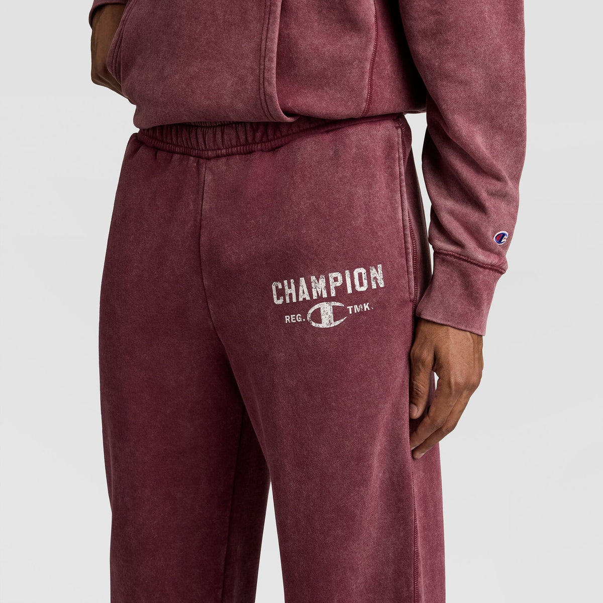 Mineral Wash Open Hem Pants