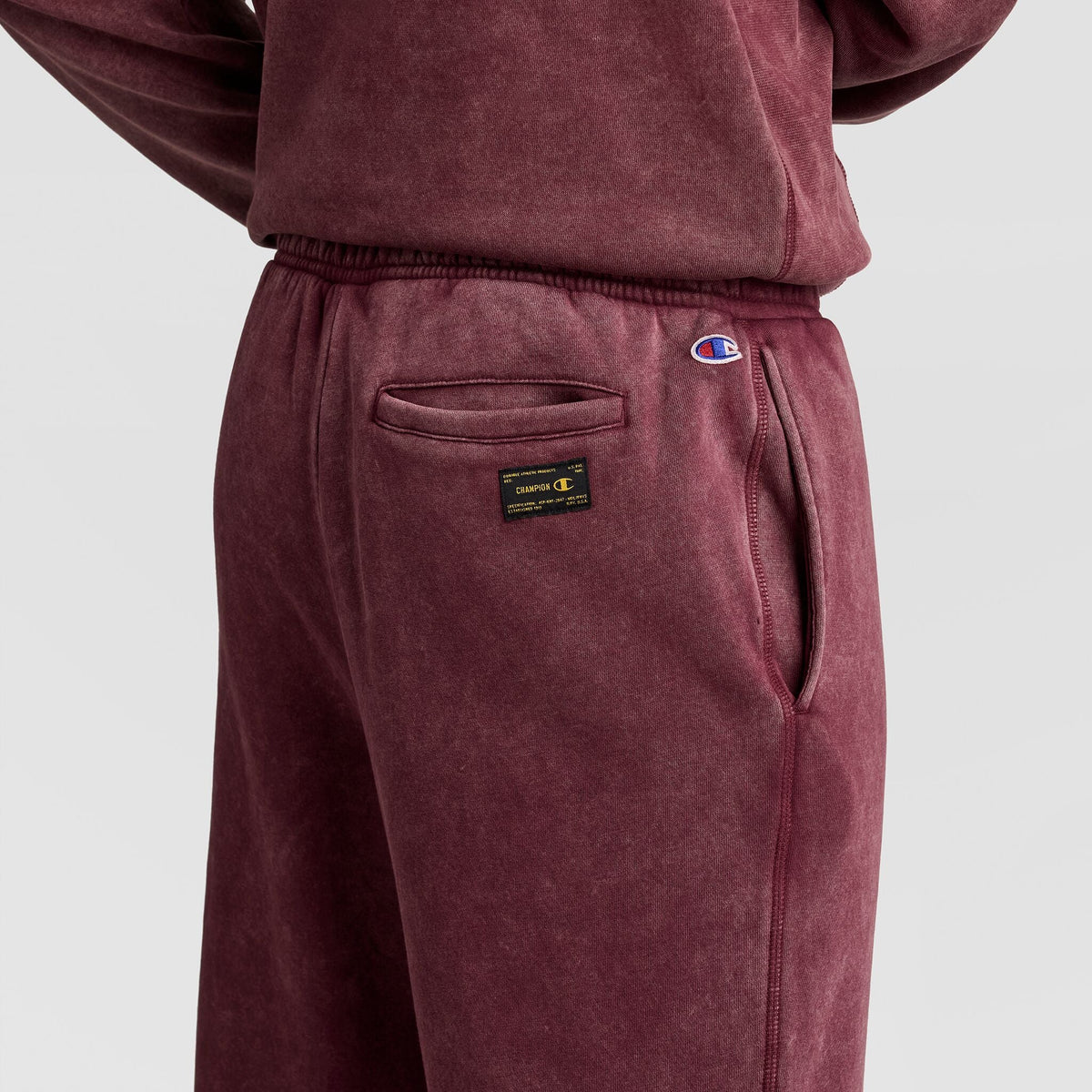 Mineral Wash Open Hem Pants