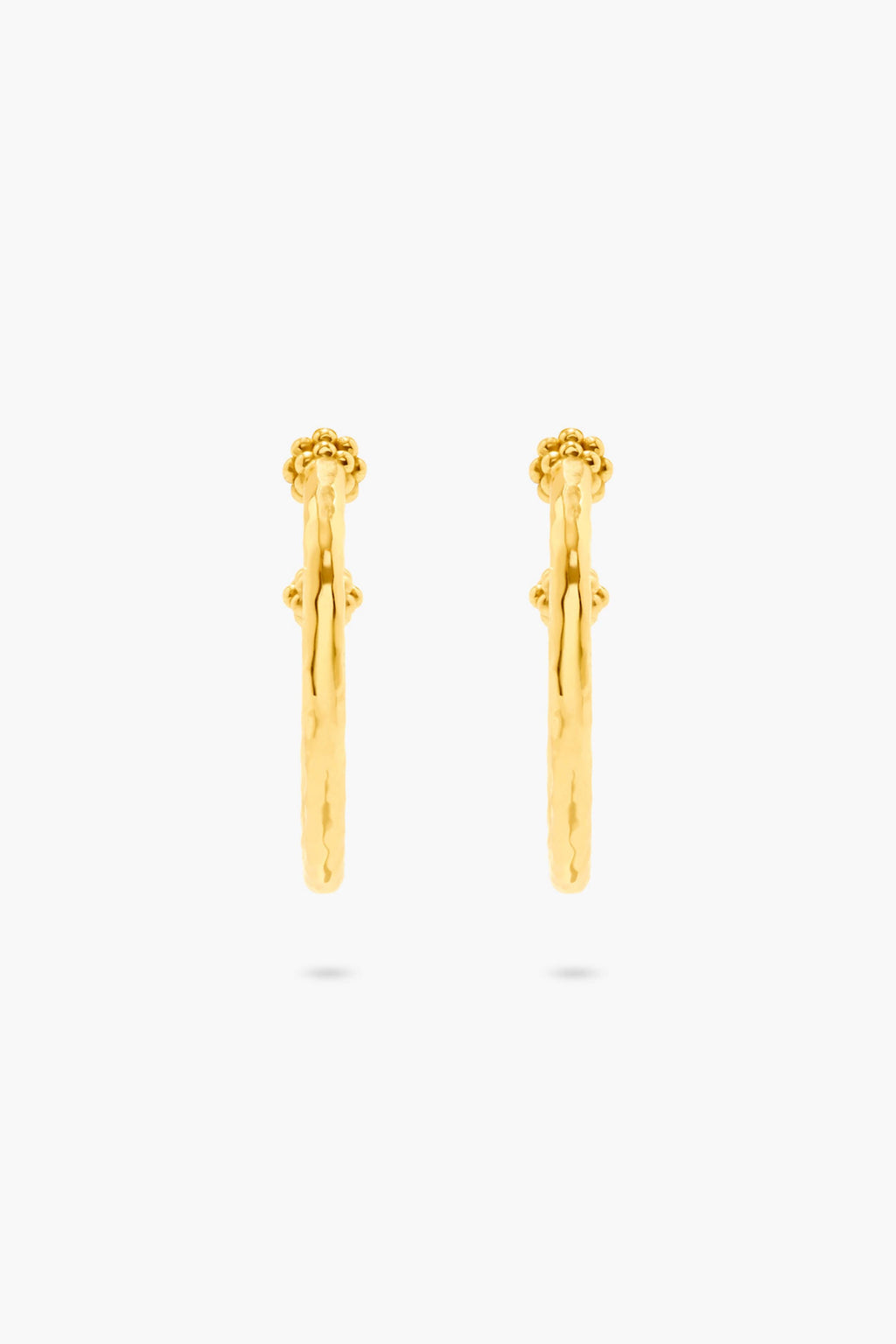 Berry Medium Hoop Earrings