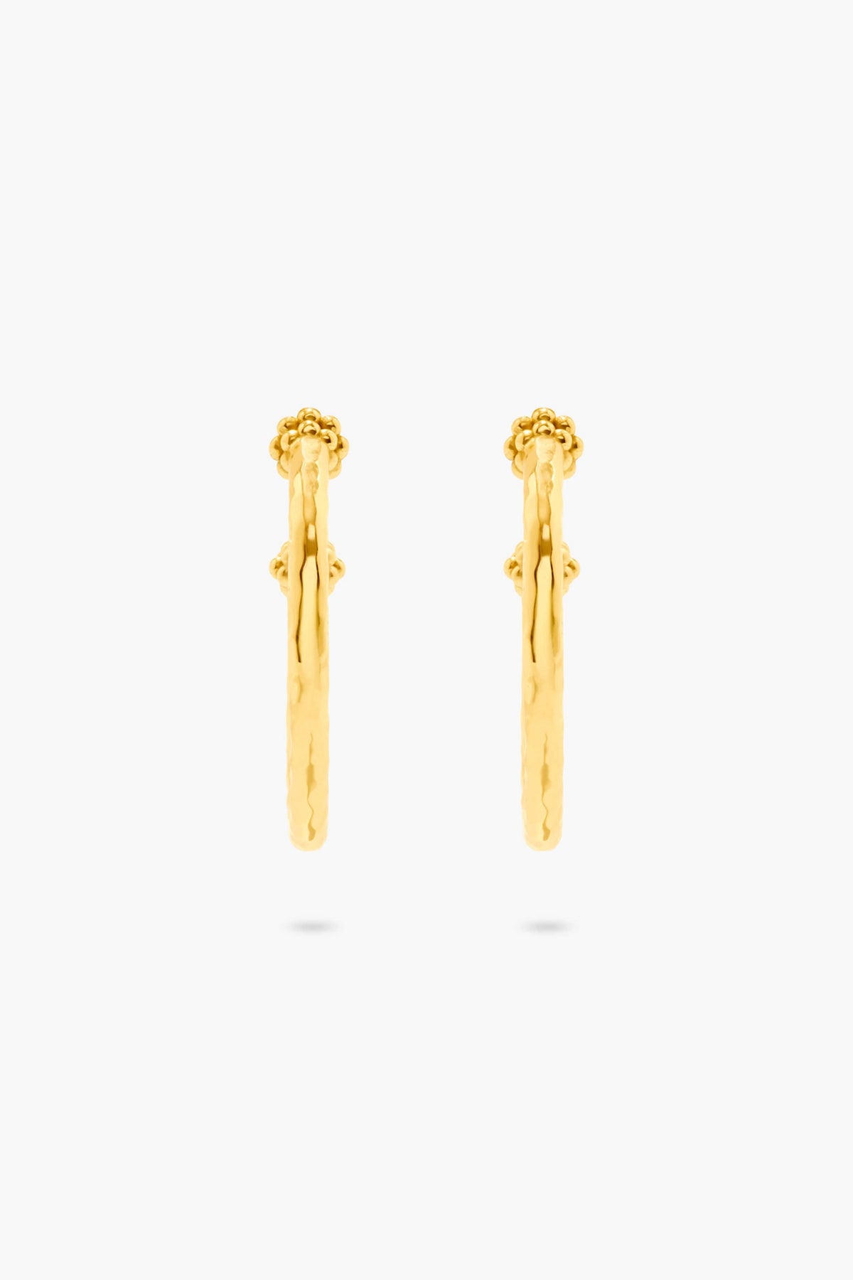 Berry Medium Hoop Earrings